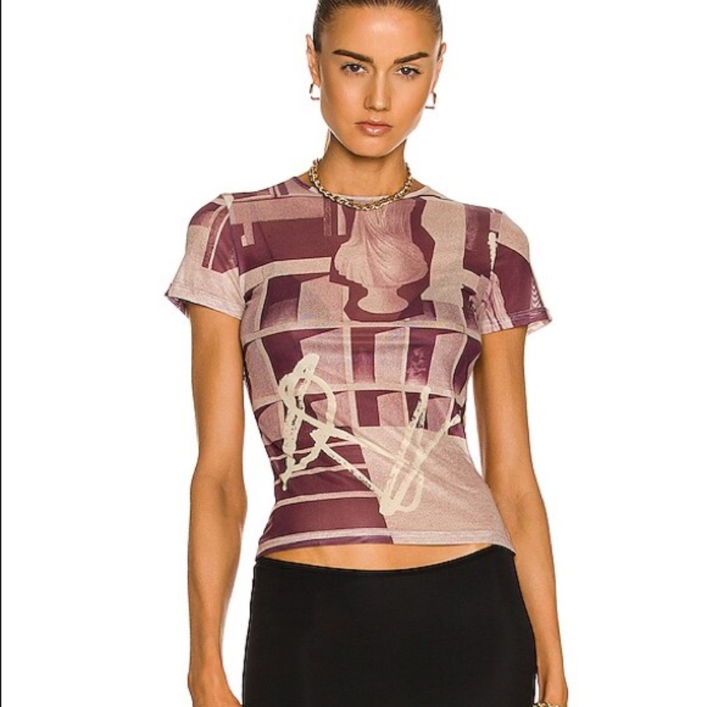 MIAOU stone mauve tee - Picture 2 of 2